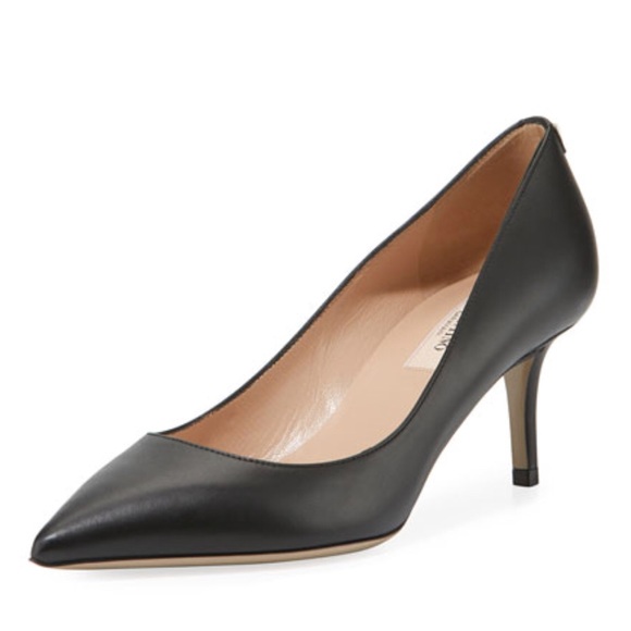 Valentino Garavani Shoes - VALENTINO GARAVANI leather pointy toe pumps